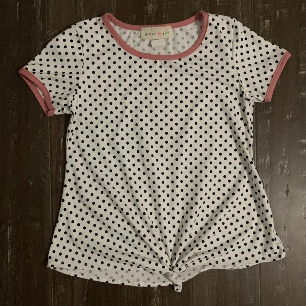Cute poka dot shirt